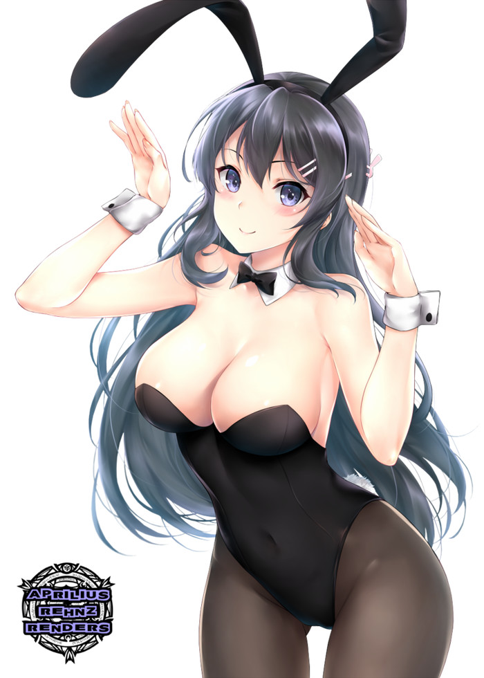 Sakurajima Mai - NSFW, Deviantart, Art, Anime art, Render, Mai Sakurajima