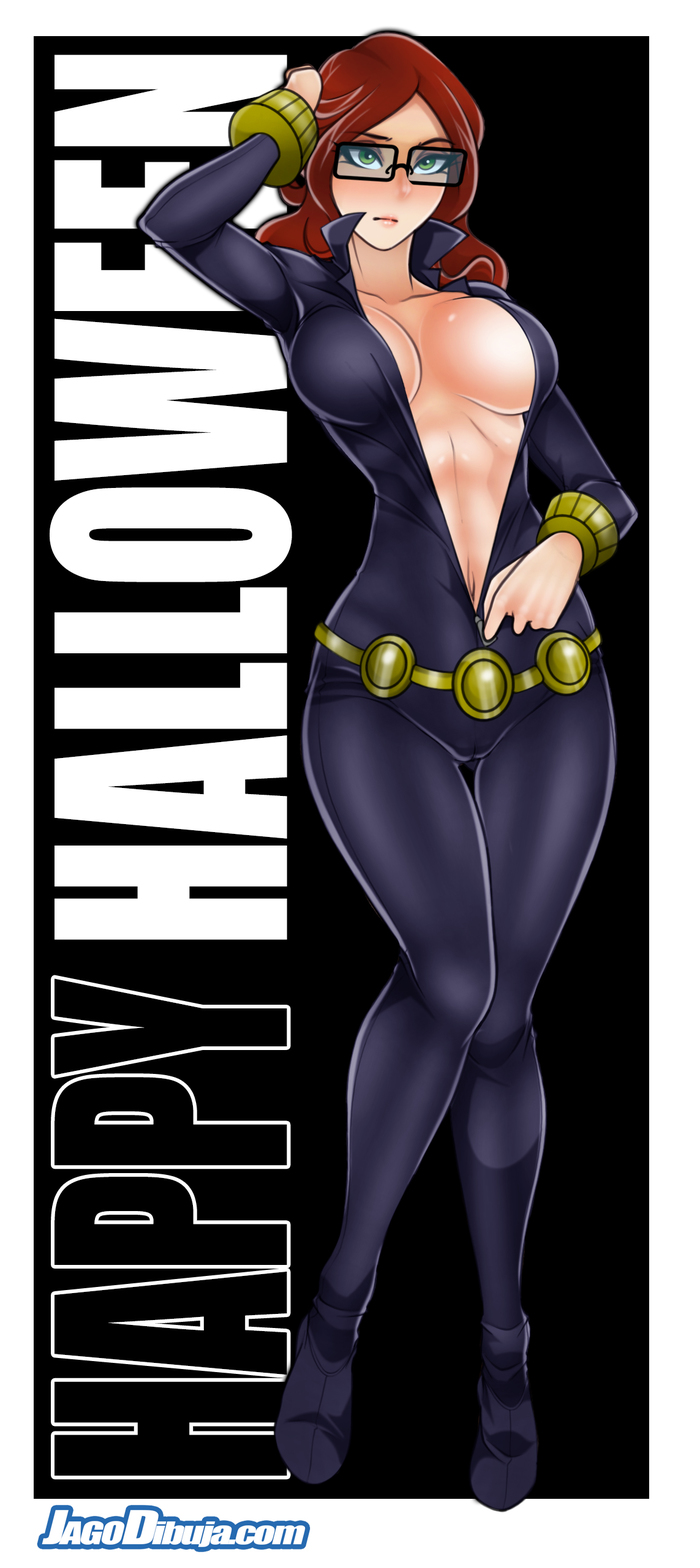 Sophie Halloween Black Widow Suit - NSFW, Jago, Jagodibuja, , Halloween, Blackwidow, Art, Longpost, Sophie Jago