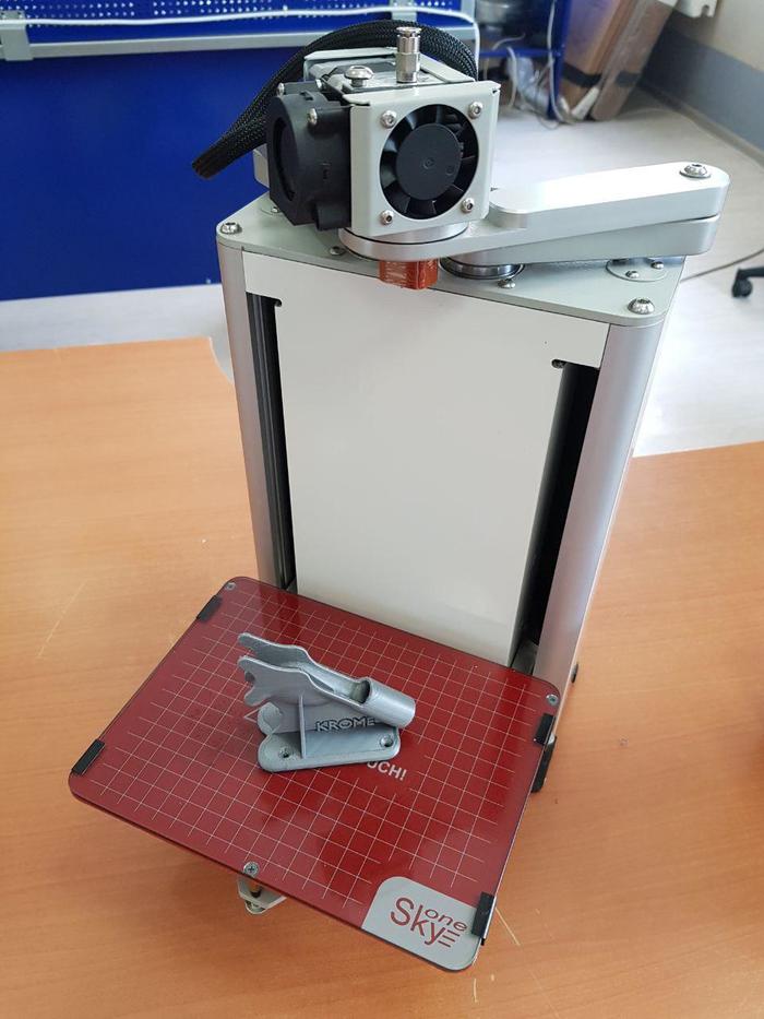 Printing an airbrush stand on a SkyOne 3D printer - My, Airbrushing, 3D печать, 3D printer, , Art, , Video, Longpost