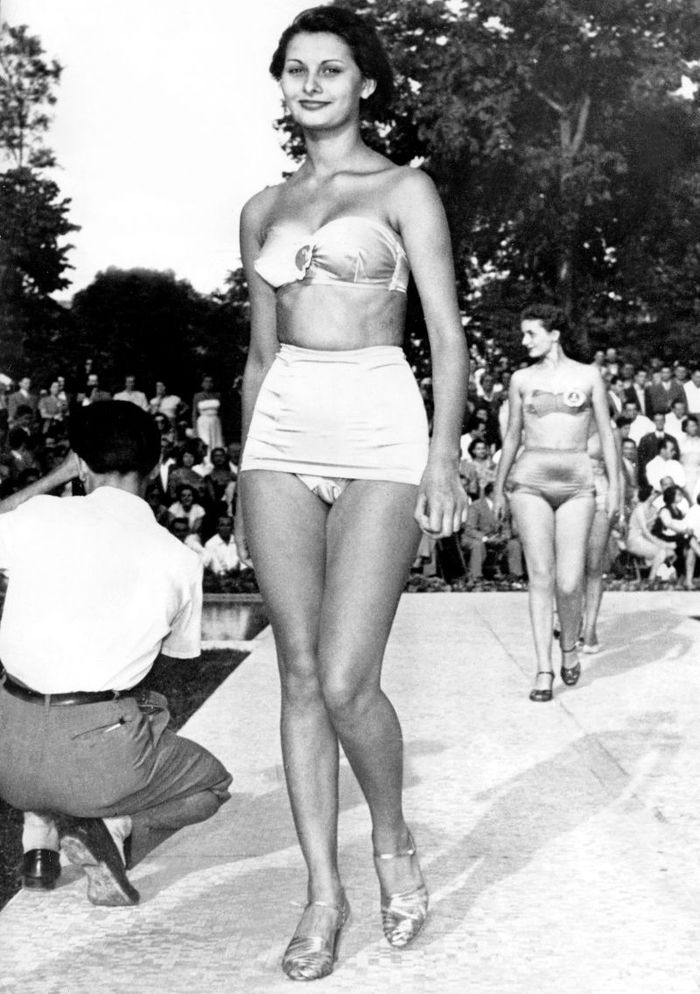 15 year old Sophia Loren at Miss Italy '1950 - Actors and actresses, Sophia Loren, 1950, Beauty contest, Italy, The photo, Story, Old photo, Longpost