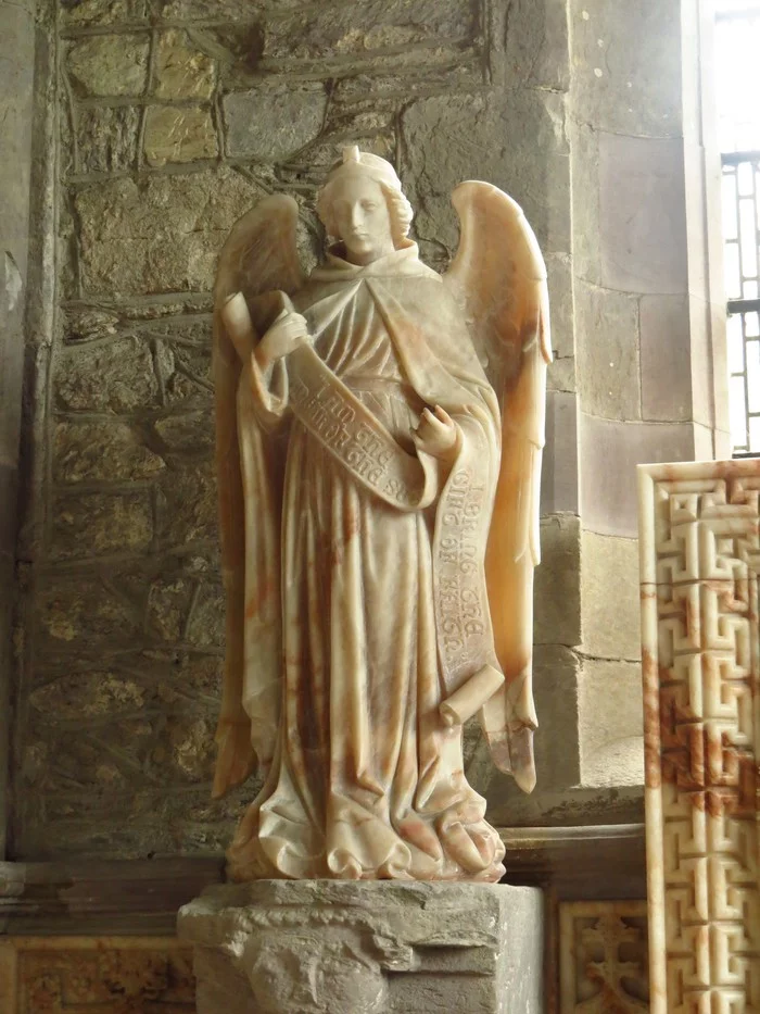 Angel - David, The cathedral, Wales, Angel, Great Britain, My, Travels, Longpost