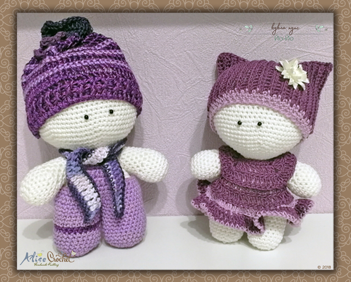 Cute baby dolls Yo-Yo - My, Handmade, , Knitting, Crochet, Toys, Bobblehead, Yo-yo, Amigurumi