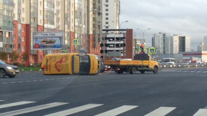 Петрович приехал - Моё, Петрович, Приехал, Санкт-Петербург, Долгоозерная, Парашютная, Авто, ДТП