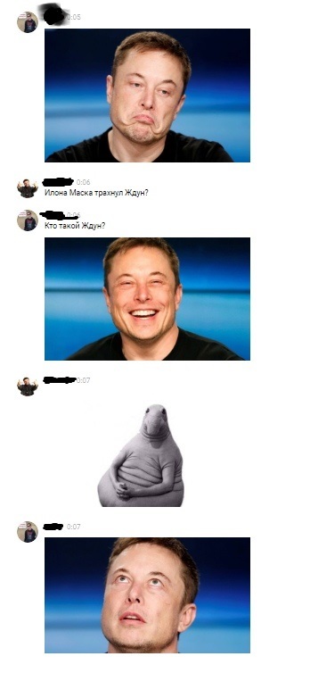 Elon Musk and waiting - Elon Musk, Zhdun, Memes, Correspondence