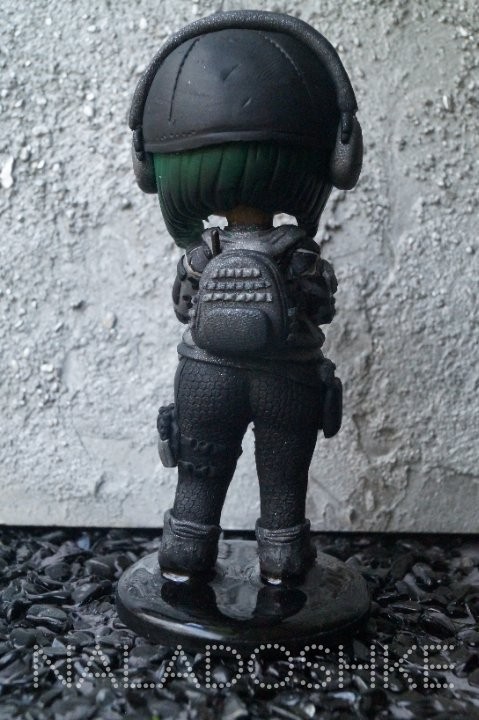 Ela ( RainbowSixSiege ) мой handmade - Моё, Tom Clancy’s Rainbow Six Siege, Tom Clancy’s Rainbow Six: Осад, Ручная работа, Game Art, Anime Art, Chibi, Длиннопост, Чиби