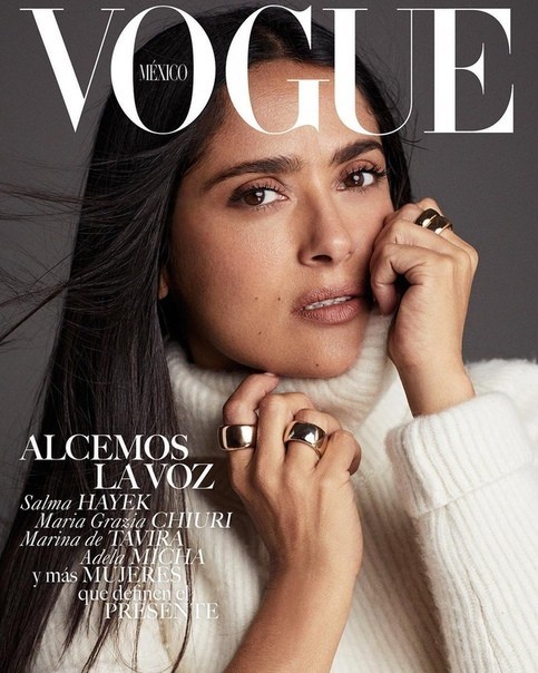 Salma Hayek for Vogue Mexico November. - Salma Hayek, PHOTOSESSION, Magazine, Vogue, Longpost