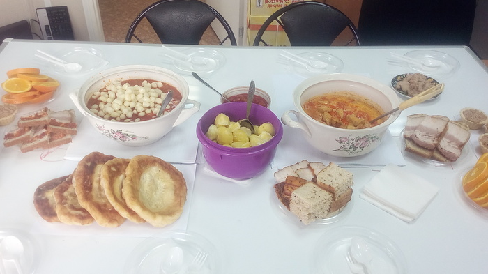 Hungarian style lunch at work - Delicious but break your tongue! - My, Hungarian cuisine, Paprikash, Cooking