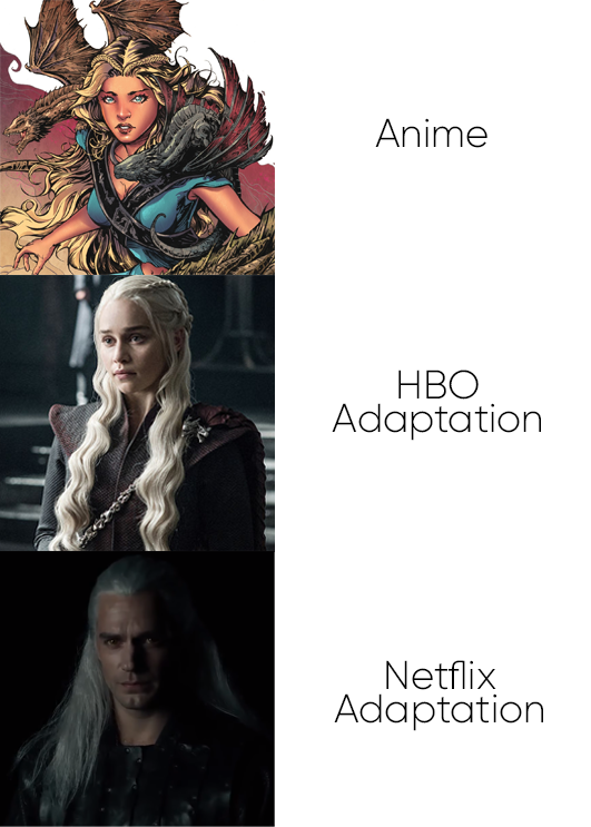 could not resist - Witcher, The Witcher series, Netflix, Game of Thrones, Henry Cavill, Geralt of Rivia, Daenerys Targaryen