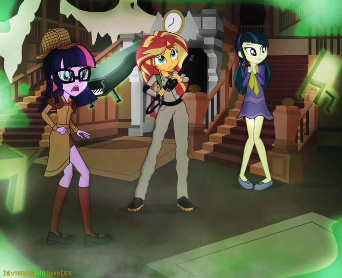 Halloween 2018 - My Little Pony, Mane 6, Sunset Shimmer, Starlight Glimmer, Equestria Girls, Длиннопост