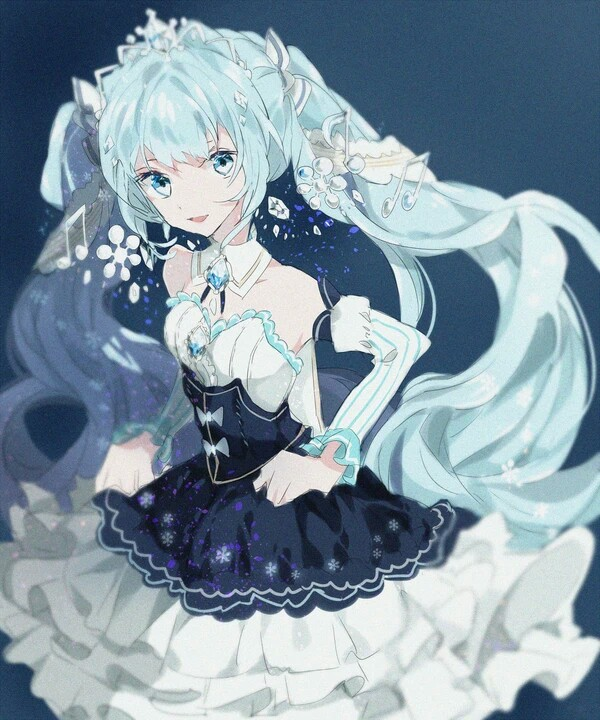 What you are watching? - Anime, Not anime, Vocaloid, Hatsune Miku, Snow miku, Anime art