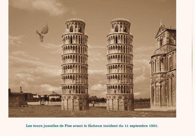 How it all began - Leaning tower of pisa, Images, Black humor