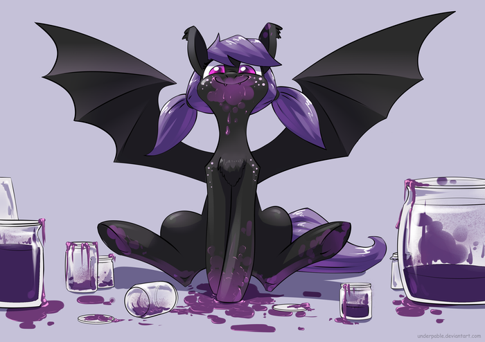 Happy Face My Little Pony, Original Character, Batpony, Underpable