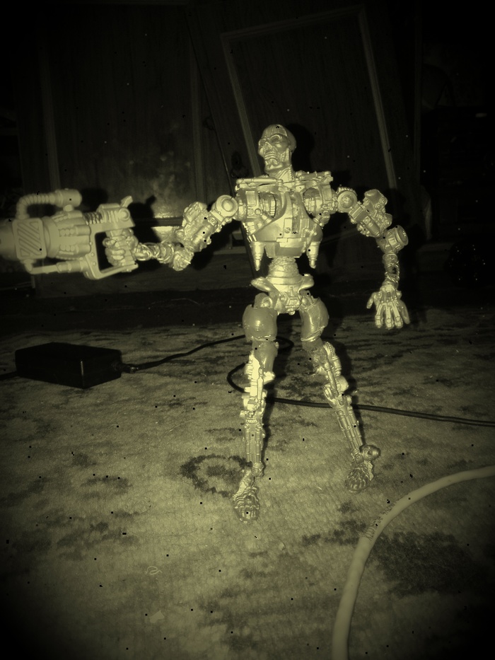 RoboCop vs The Terminator - My, Old photo, Nostalgia, Macro, Longpost, Macro photography