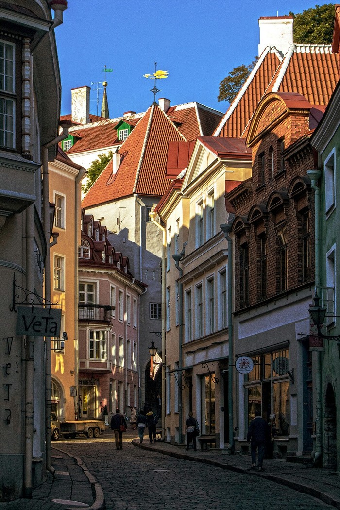 Streets of old Tallinn. - The street, Estonia, Tallinn, The photo, beauty, Architecture