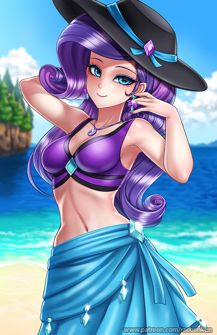 Рэрити - My Little Pony, Rarity, Хуманизация, Equestria Girls, Racoonkun