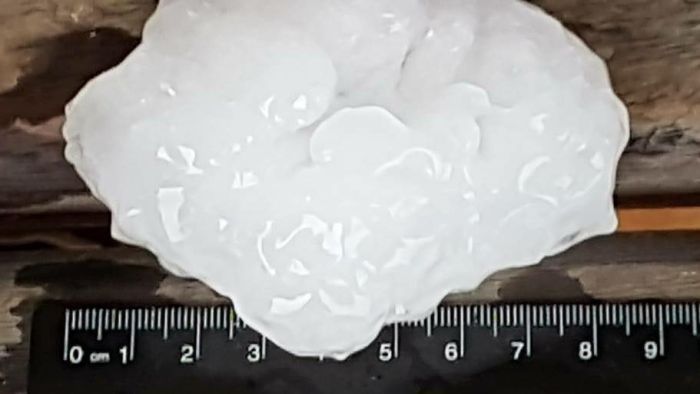 Huge hail hit Australia - Nature, Hail, , Phenomenon, Video