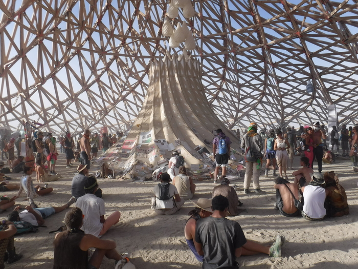 Burning man сожжение храма