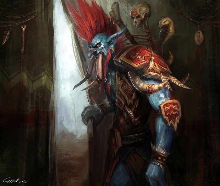 Voljin Illustration de Clint Langley.