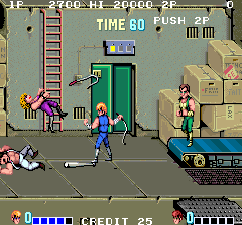 Double Dragon - Моё, 1987, Прохождение, Double Dragon, Игровые автоматы, Ретро-Игры, 80-е, Длиннопост