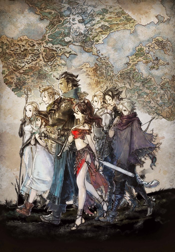 Art Octopath Traveler - Octopath Traveler, Art, Fantasy, Longpost