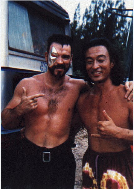 Photos from the filming of the movie Mortal Kombat 1995 - Movies, Mortal Kombat, Christopher Lambert, Cary-Hiroyuki Tagawa, Interesting, Longpost, Mortal kombat