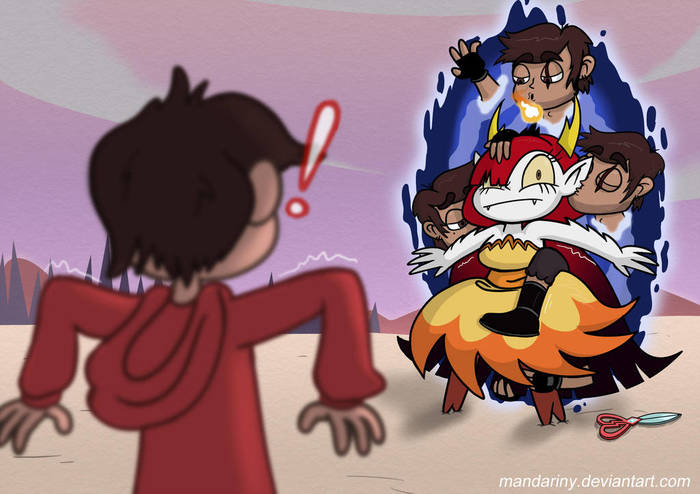 Everything hidden becomes clear. - Art, Star vs Forces of Evil, Hekapoo, Clones, Funny, , Marco diaz