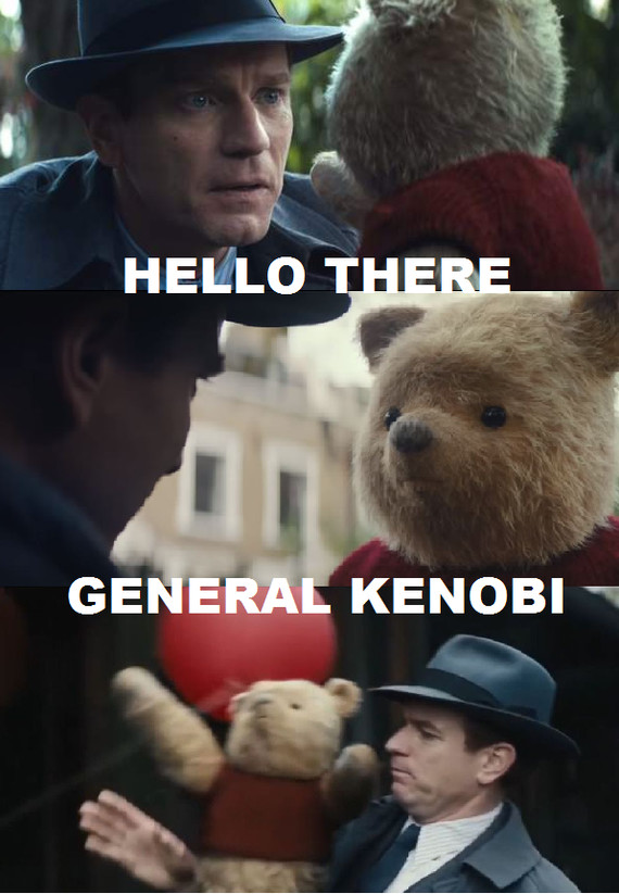 General Kenobi.. - Christopher Robin, Winnie the Pooh, Obi-Wan Kenobi, General Grievous