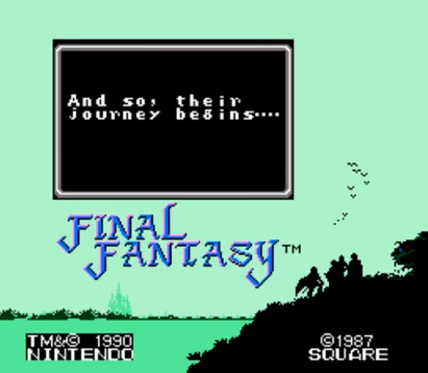 Final Fantasy.  1. 1987, , Final Fantasy, Famicom, NES, JRPG, 