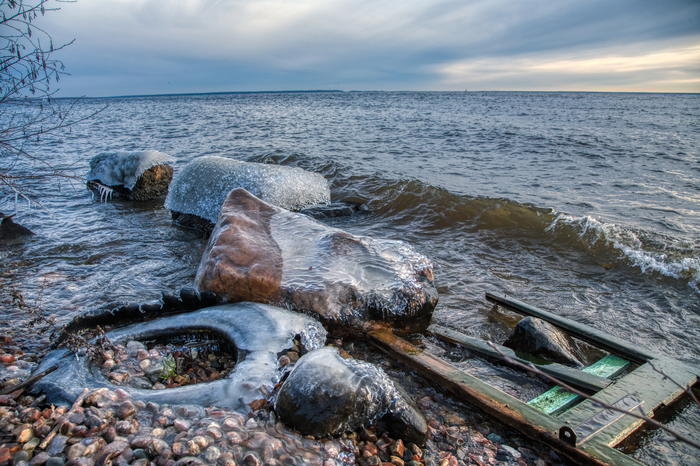 Chilling Volga - My, Volga, The photo, Ice, Winter, Yuryevets, Longpost, Volga river