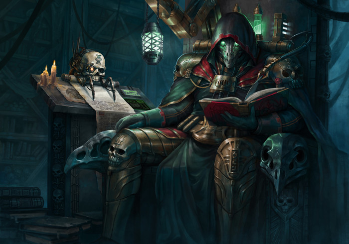 Tech Priest Inquisitor - Арт, Рисунок, Warhammer 40k, L j Koh