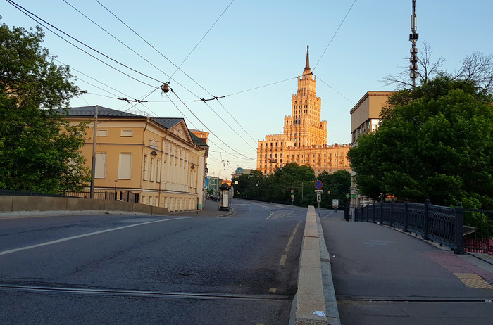 Москва без москвичей - Моё, Москва, Красные ворота, Сталинская высотка