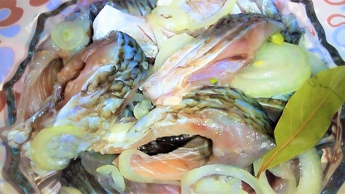 Salamur from carp - My, , A fish, Carp, Pickling, Recipe, Video, Food, Cooking, Salting