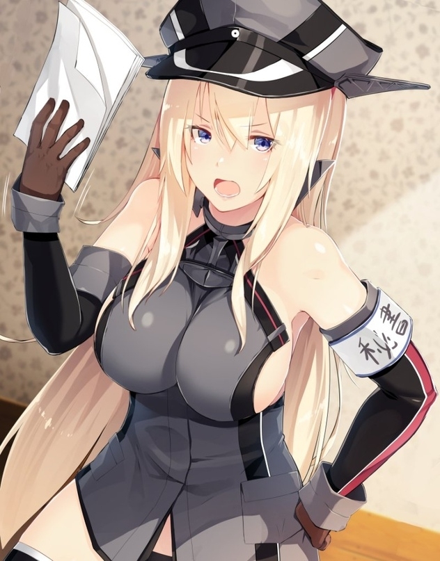 Bismarck - Kantai collection, Bismarck, Anime art, Anime, Art