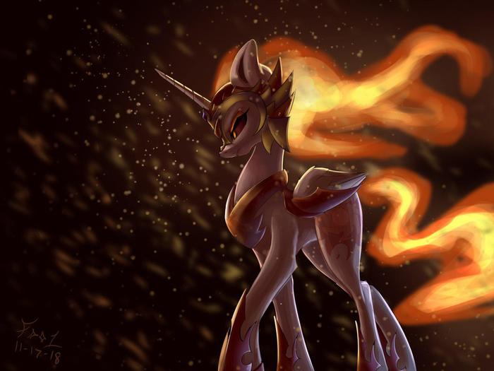 Огненный цок-цок My Little Pony, Daybreaker, Foughtdragon01