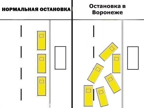 That's how we live) - Voronezh, Public transport