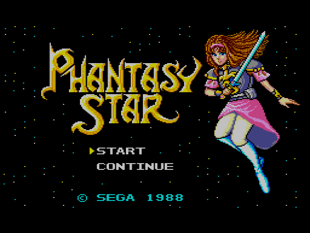Phantasy Star.  1. 1987, , Phantasy Star, Sega, JRPG, -, , 