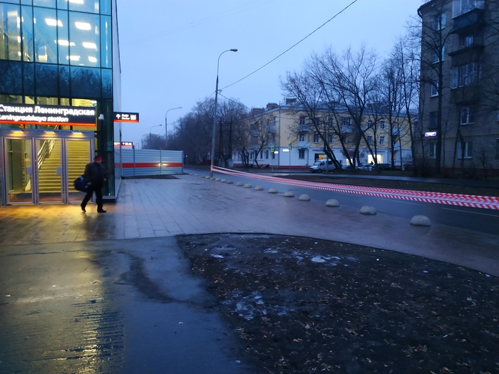 How to solve the problem with a pedestrian crossing. - My, Burnt, Moscow, Russian Railways, Power