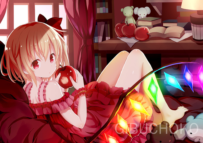 Флан - Anime Art, Аниме, Flandre Scarlet, Touhou, Givuchoko