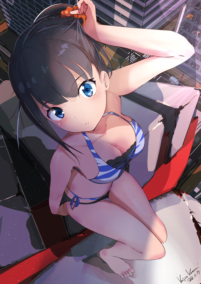 Rikka Takarada - Takarada Rikka, SSSS Gridman, Girls, Anime, Swimsuit