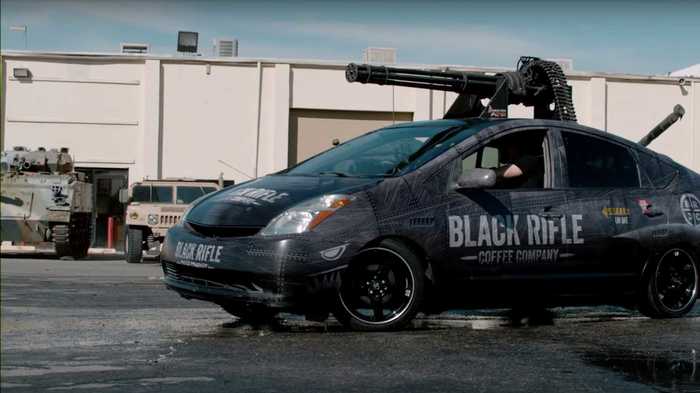 Toyota Prius equipped with M61 Vulcan cannon - Auto, Tuning, Longpost, Video, Toyota Prius