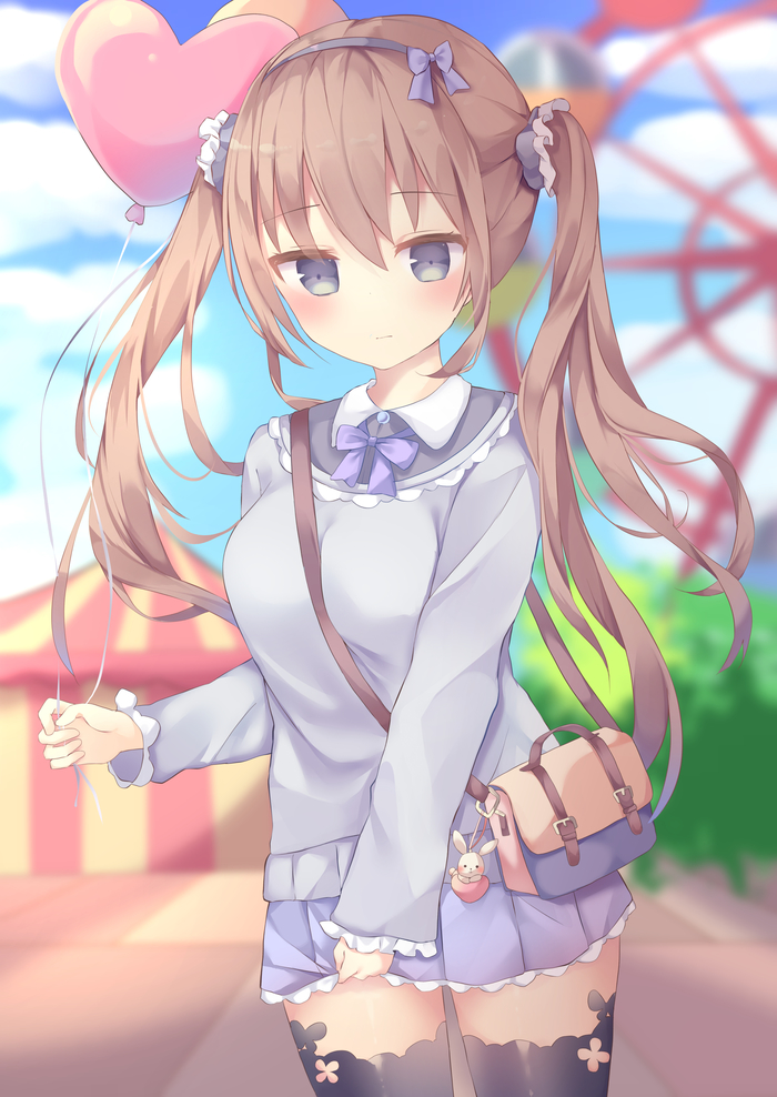 Anime art - Anime Original, Anime Art, Twin ponytail