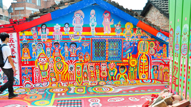 Rainbow Village - Made in Taiwan. - Village, Art, Artist, Wall painting, Taiwan, sights, Longpost