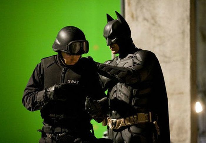 Photos from the filming of The Dark Knight 2008 - The photo, Movies, The Dark Knight, Christopher Nolan, Heath Ledger, Interesting, Longpost, Christian Bale