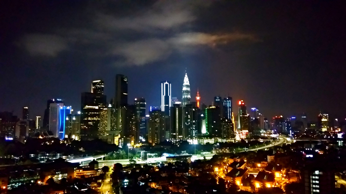 Travel photos: Kuala Lumpur - Balcony, Night city, The photo, Kuala Lumpur, My