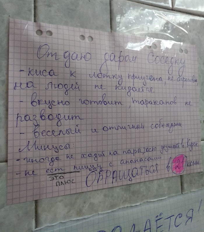 В одном из общежитий России - Моё, Объявление, Студенчество, Общежитие, Студенты