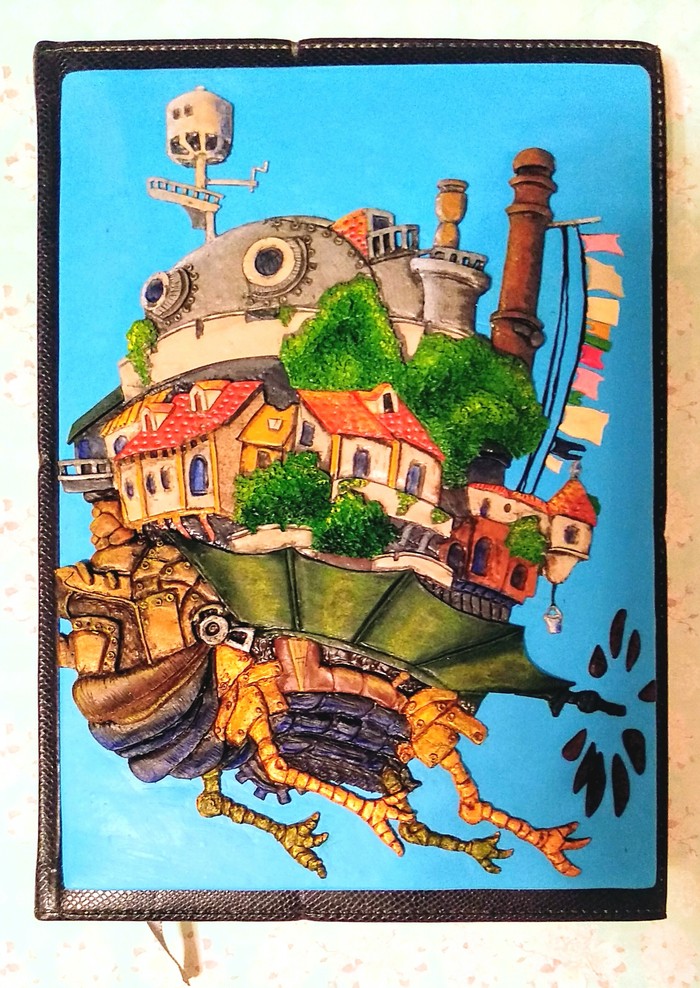 In the footsteps of Howl's Moving Castle - My, Copyright, Anime, Diary, Polymer clay, Longpost, Creation