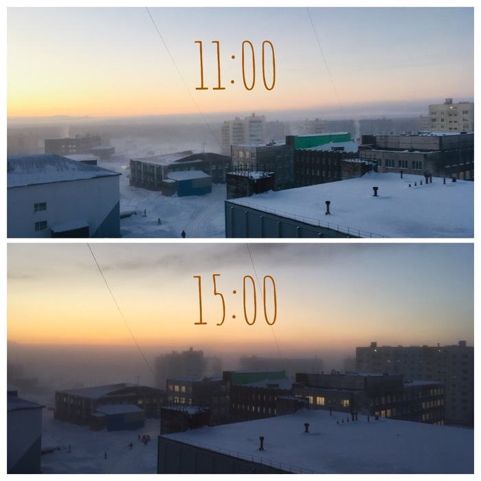 Norilsk 27.11.18 - Winter, The sun, Talnakh, Norilsk, North, My