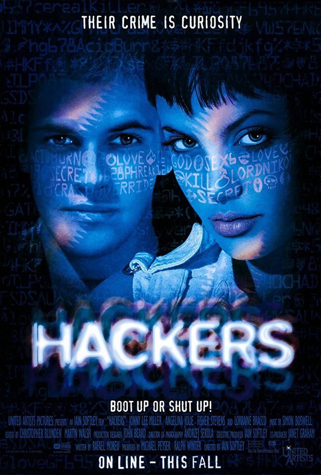 Hackers, 1995 - Movies, Fantasy, Hackers, Video, Longpost, Angelina Jolie