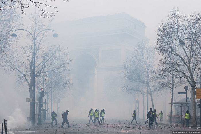 Погромы в Париже Франция, Протест, Длиннопост