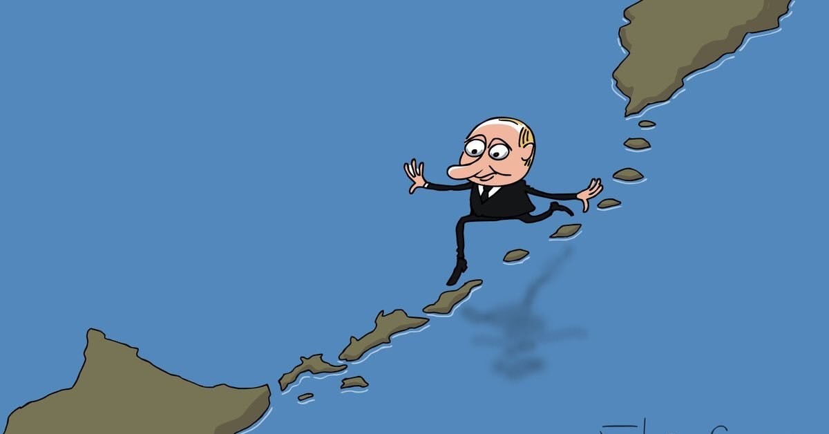 Карикатура на путина фото